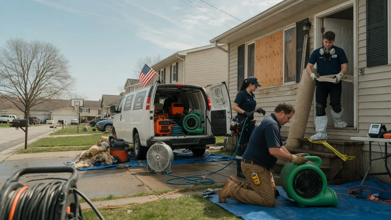 Water Damage Restoration in Melbourne, IA near me